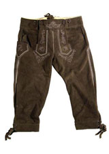 Bavarian leather shorts 